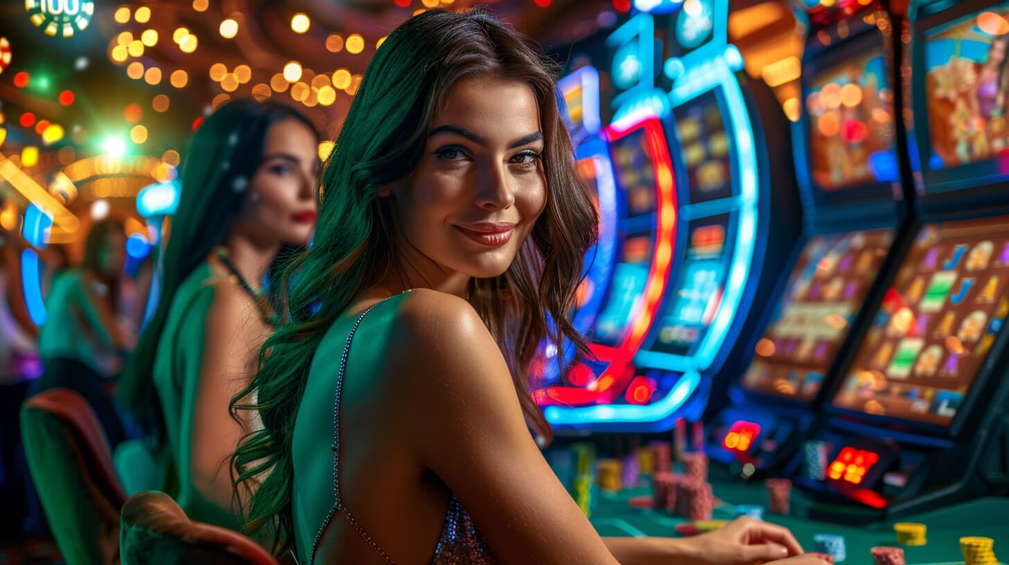Contoh struktur payline dan garis pembayaran di permainan slot